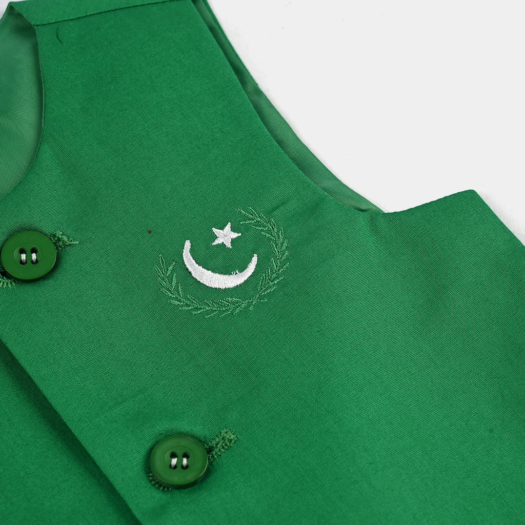 Infant Boys Cotton Poplin 3 Piece Suit (Azadi)-WHITE